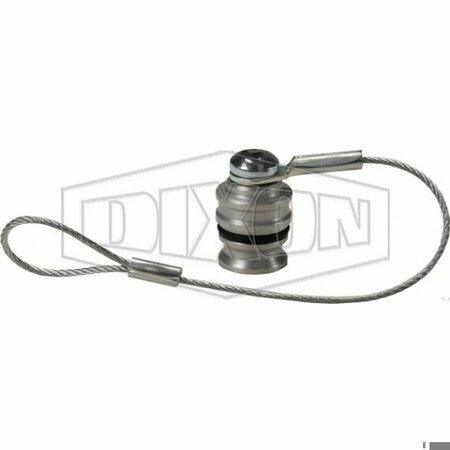 DIXON H Series Interchange Dust Plug, 3/8 in Nominal, Aluminum, Domestic 3HDP-A